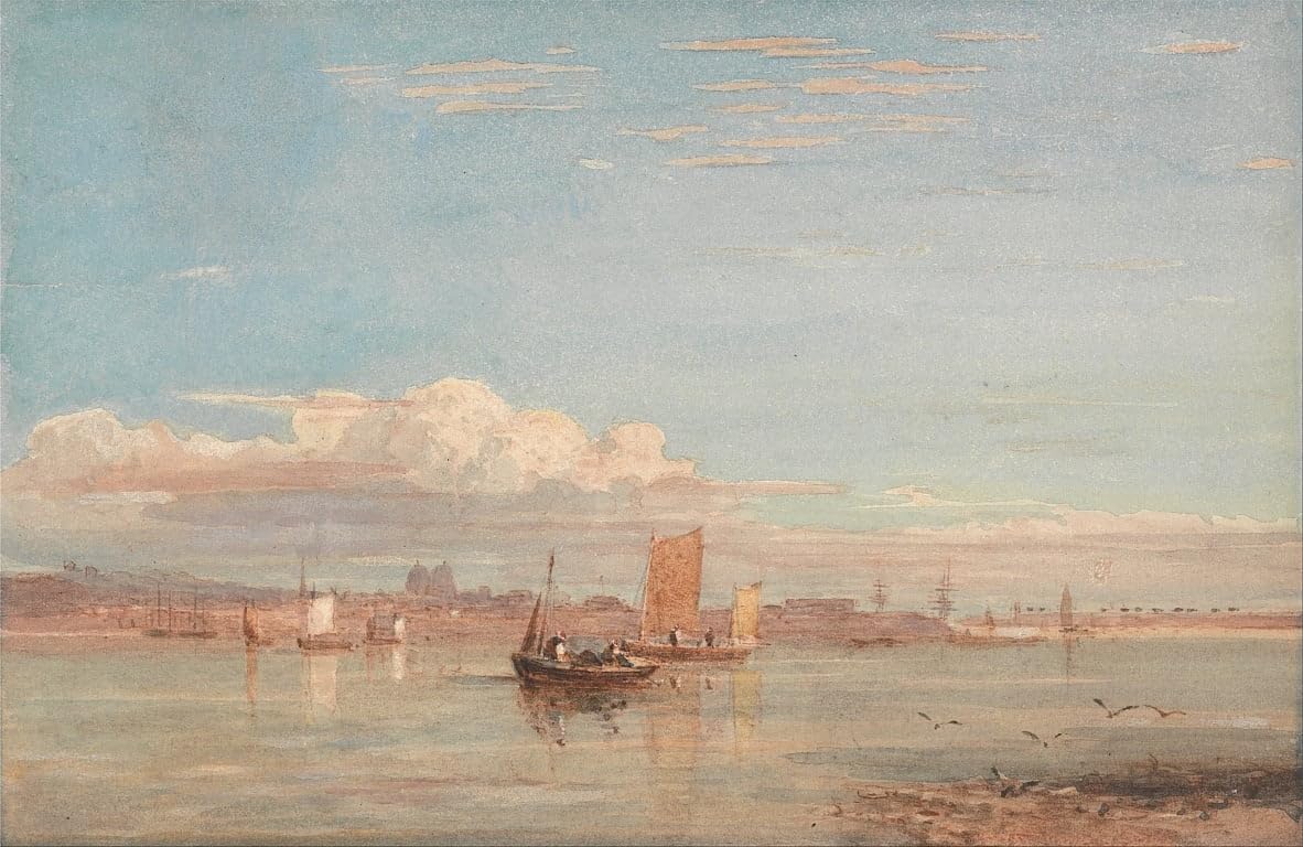 Toile Greenwich David Cox - Impression murale salon 60x90cm - 5