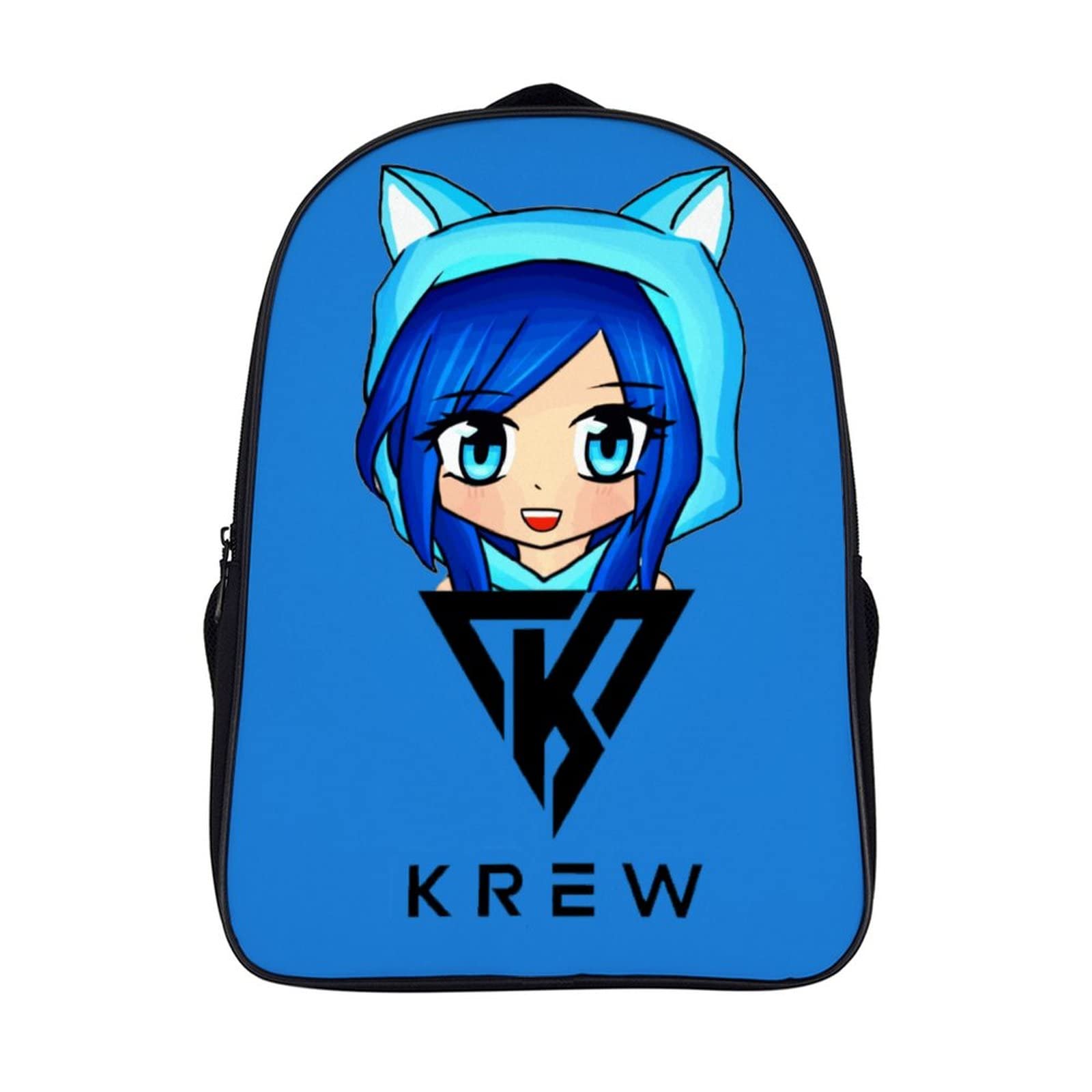 DHCUTE 16 Inch 2 Compartment Backpack Its_Funneh Its_Funneh Unisex Adults Teenagers Children's Shoulders Bag Student Schoolbag