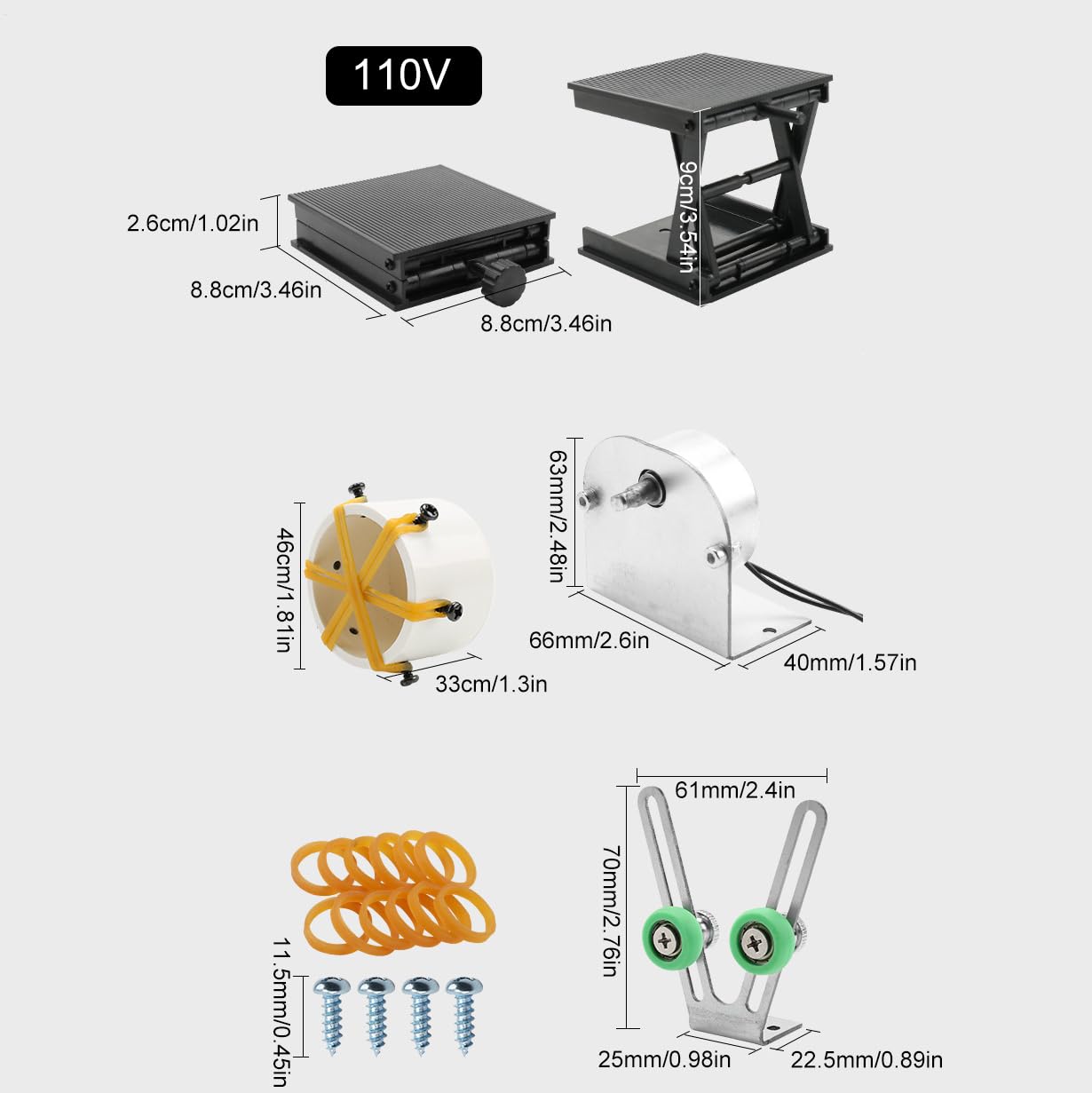 Machine de canne à pêche pour emballage – Outil de séchage époxy, kit d'enroulement portable, équipement de réparation efficace | Machine de construction de canne à pêche multifonctionnelle pour