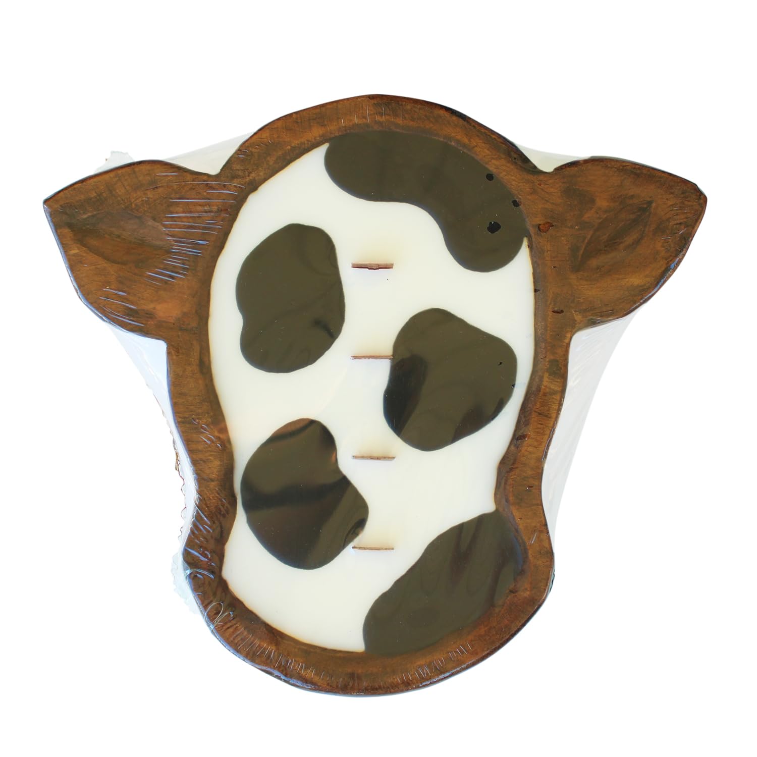 McCall’s Candles | Whipped BlackBerry | Rustic Cow-Shaped Bread Bowl Candle | Multi-Wick with Crackling Wooden Wicks | USA-Poured Wax | Farmhouse Décor
