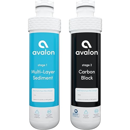 Avalon Genuine Replacement Filters for Avalon Bottleless Water Coolers, NSF Certified, Patented, 2 Count (Pack of 1)