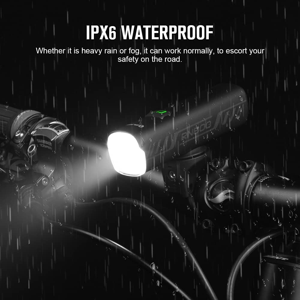OLIGHT RN 800 Luce per Bicicletta Potente Lampada Anteriore per Bici Gamma 800 Lumen Lampada Ricaricabile IPX6 Impermeabile da 137 Metri con Batteria,Antiurto e Antiriflesso Bici da Strada