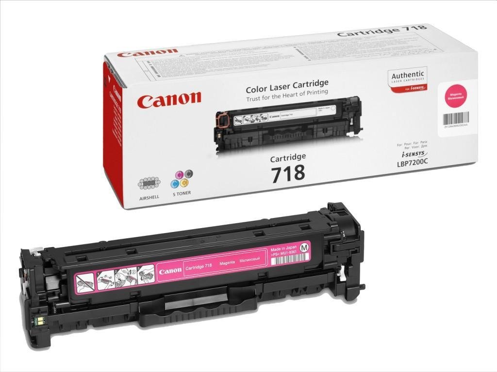 Oryginalny toner laserowy Canon i-sensys 718 Bulk Pack cyjan magenta żółty czarny toner laserowy - 2660B002 / 2662B005 / 2659B002 / 2661B002 do LBP7200Cdn / MFC8330 / LBP8350CDN opakowanie zbiorcze -