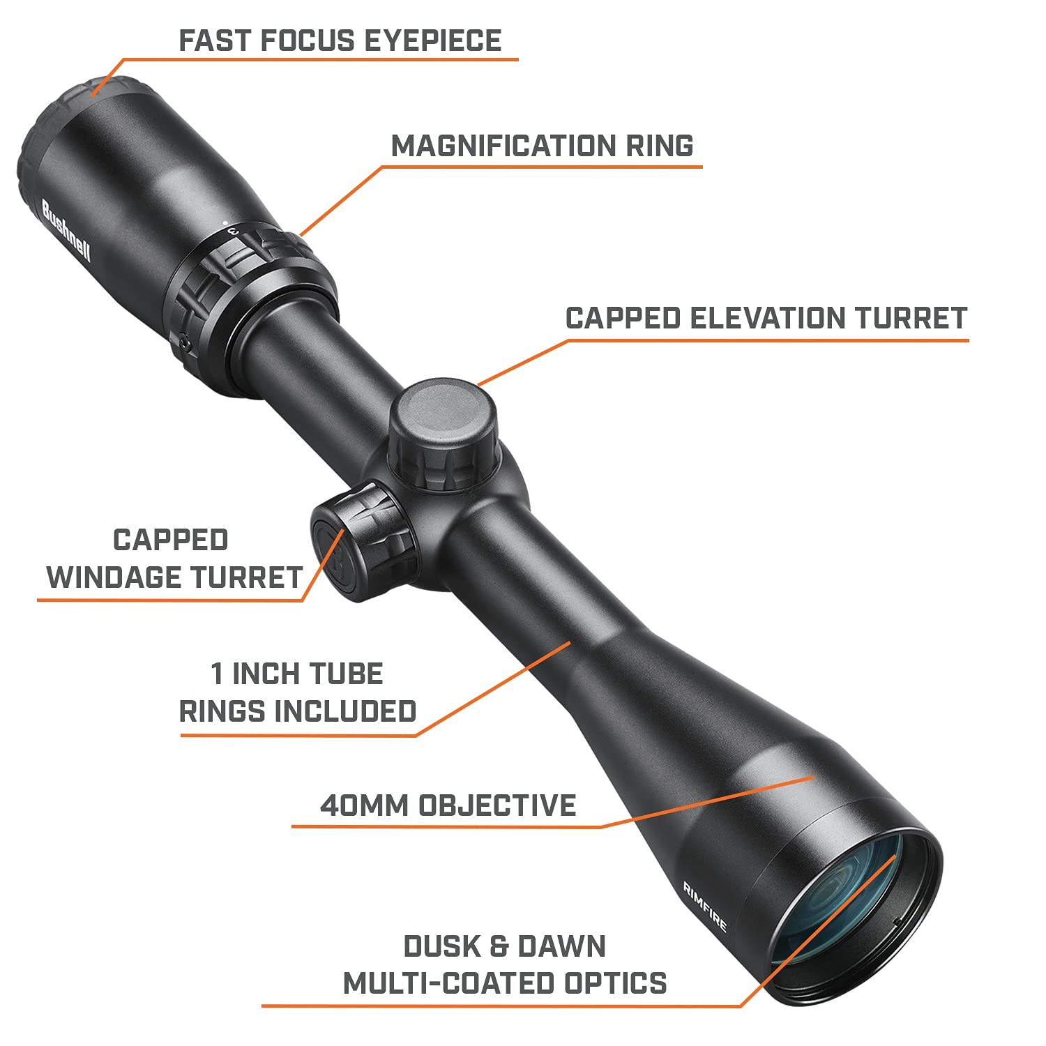 Bushnell scope 3x9 ズーム Amazon.com : Bushnell Rimfire 3-9x40 Riflescope with DZ22 Reticle