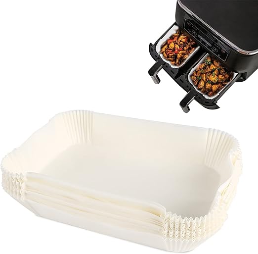 Air Fryer Disposable Paper Liner for Ninja Dual Air Fryer, 90Pcs Air