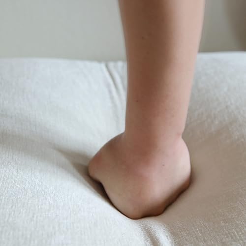 Miniatura 4 de TIFLON Sofá modular seccional, juego de sofá de felpilla en forma de U de 130.7 pulgadas para 6, color beige