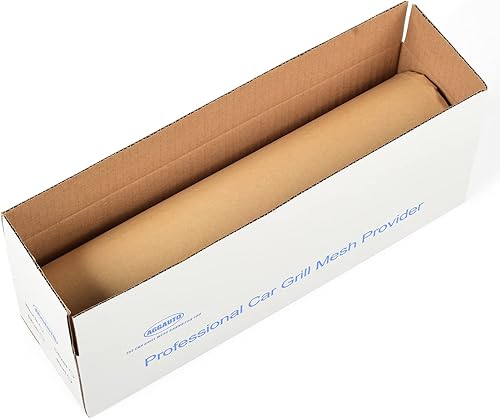 Miniatura 67 de AggAuto Malla universal para parrilla de automóvil de 40 x 13 pulgadas, de acero inoxidable revestido de cloruro de polivinilo, rejilla