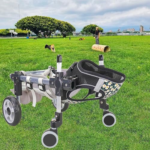 Fauteuil roulant pour chien handicapé et chat réglable - 8