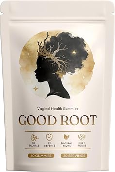 JRR Goodroot Feminine Balance Gummies for Women PH Balance,Flora and Immune Support, Vaginal Health Support Black Seed, Oregano Oil & Cranberry Vegan, Gluten-Free, 60 Gummies
