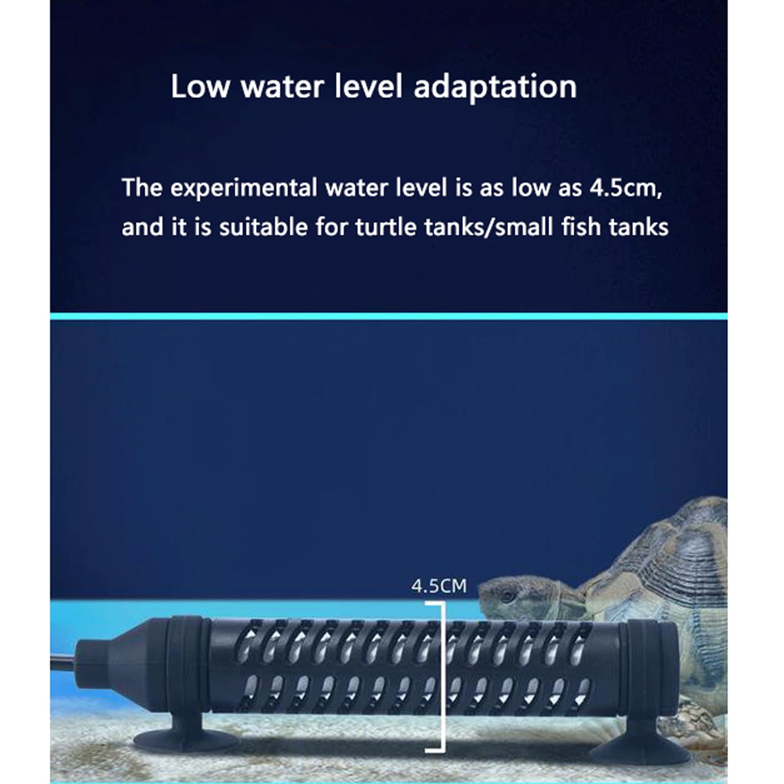 Acquario Barra di Riscaldamento Piccolo Risparmio Energetico Termostato Custodia Rimovibile,35W