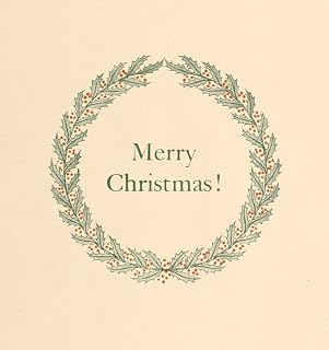 The St Nicholas Christmas Book 1899 Merry Christmas wreath Poster Print by Unknown (18 x 24)