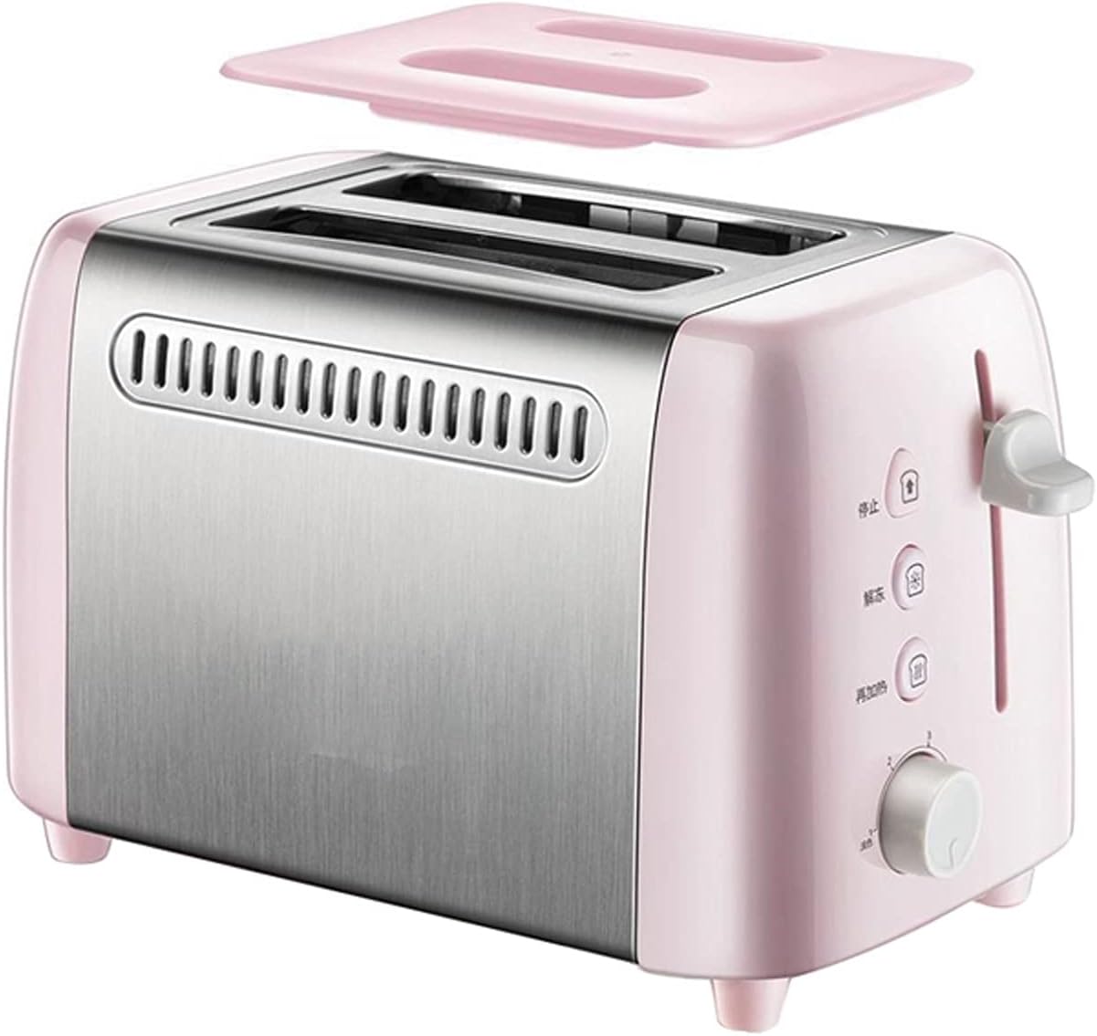 2 Slice Electric Bread Toaster, Machine 6 Gears Sandwich