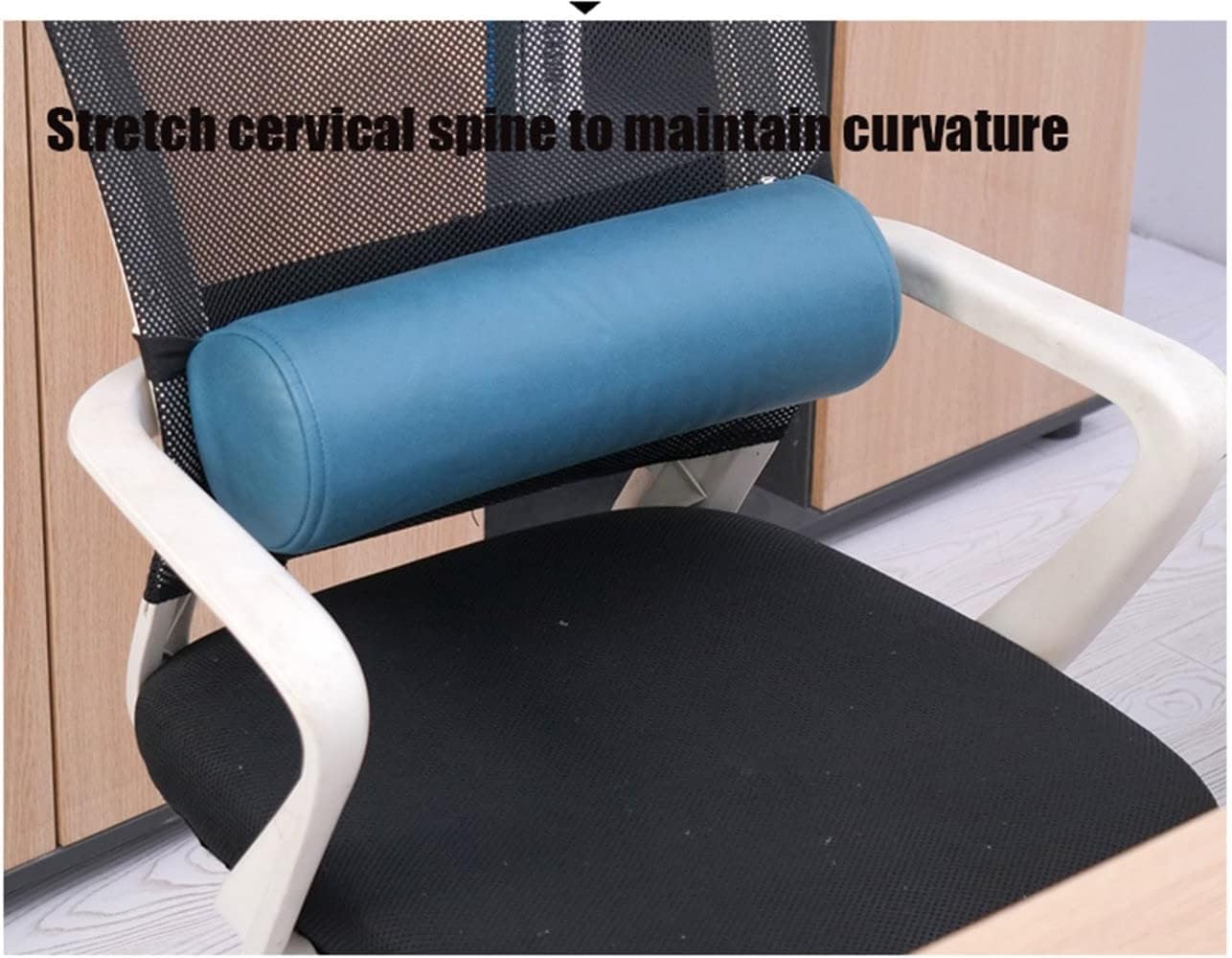 Therapeutisches zervikales langes Nackenrollenkissen, zylindrisches Rückenschläfer-Bettkissen, schmerzlinderndes Massagekissen, runde Rolle, Beinstützen, Kissen mit waschbarem Kissenbezug, D
