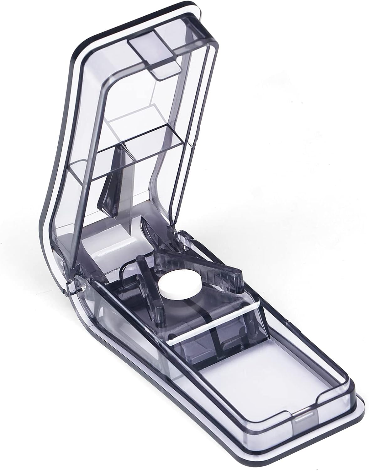 Pill Cutter, Pill Splitter with Blade and Storage Compartment for Small