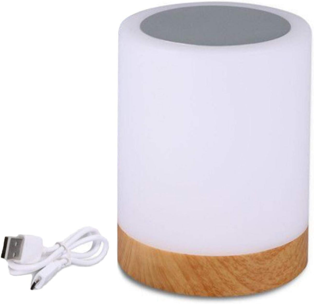 Touch Sensor Bedside Lamp, Colour Changing LED Night Light Touch Control Table Lamp Dimmable Warm White Light for Bedroom Gift for Woman Men Children