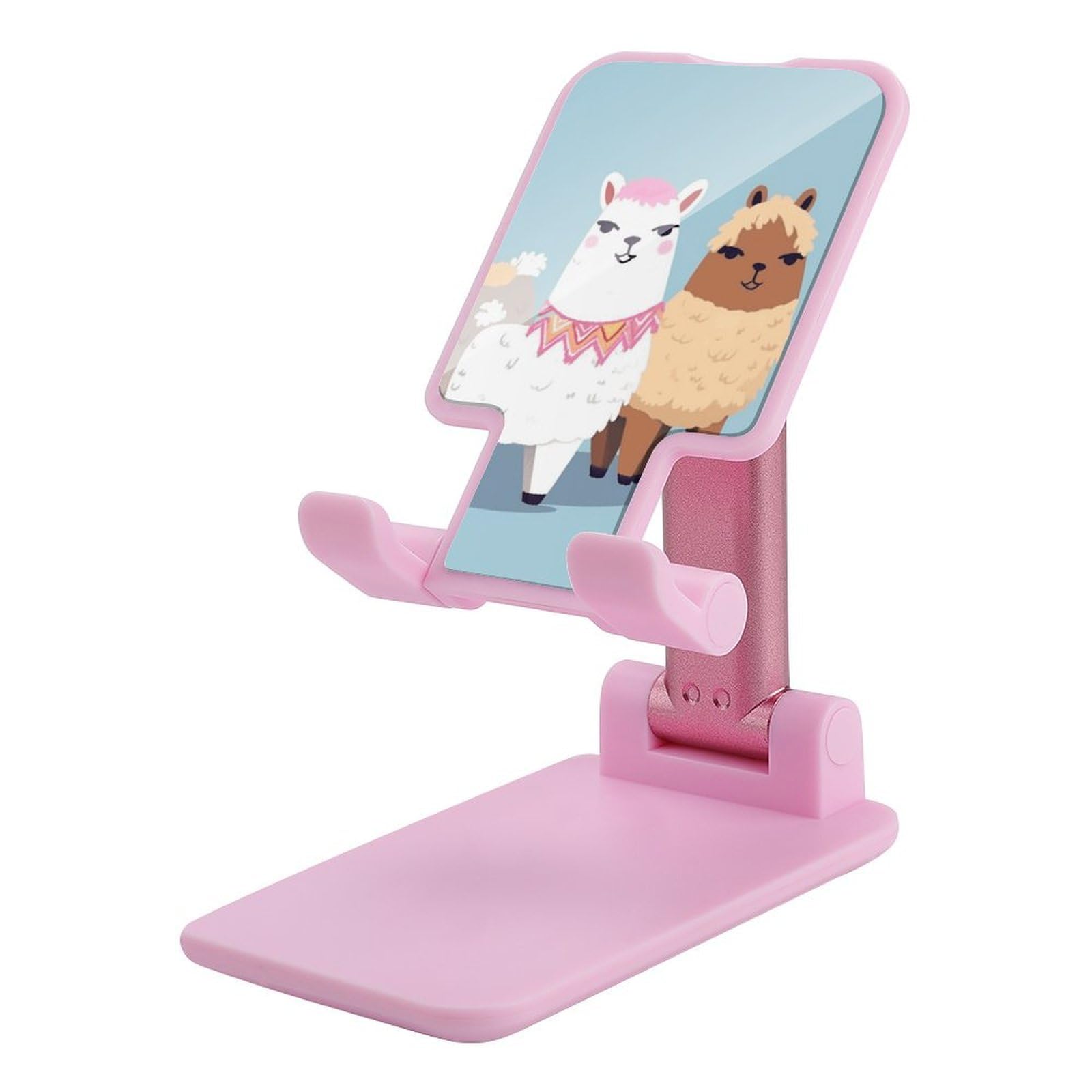 Support de téléphone portable universel rose réglable pour smartphone