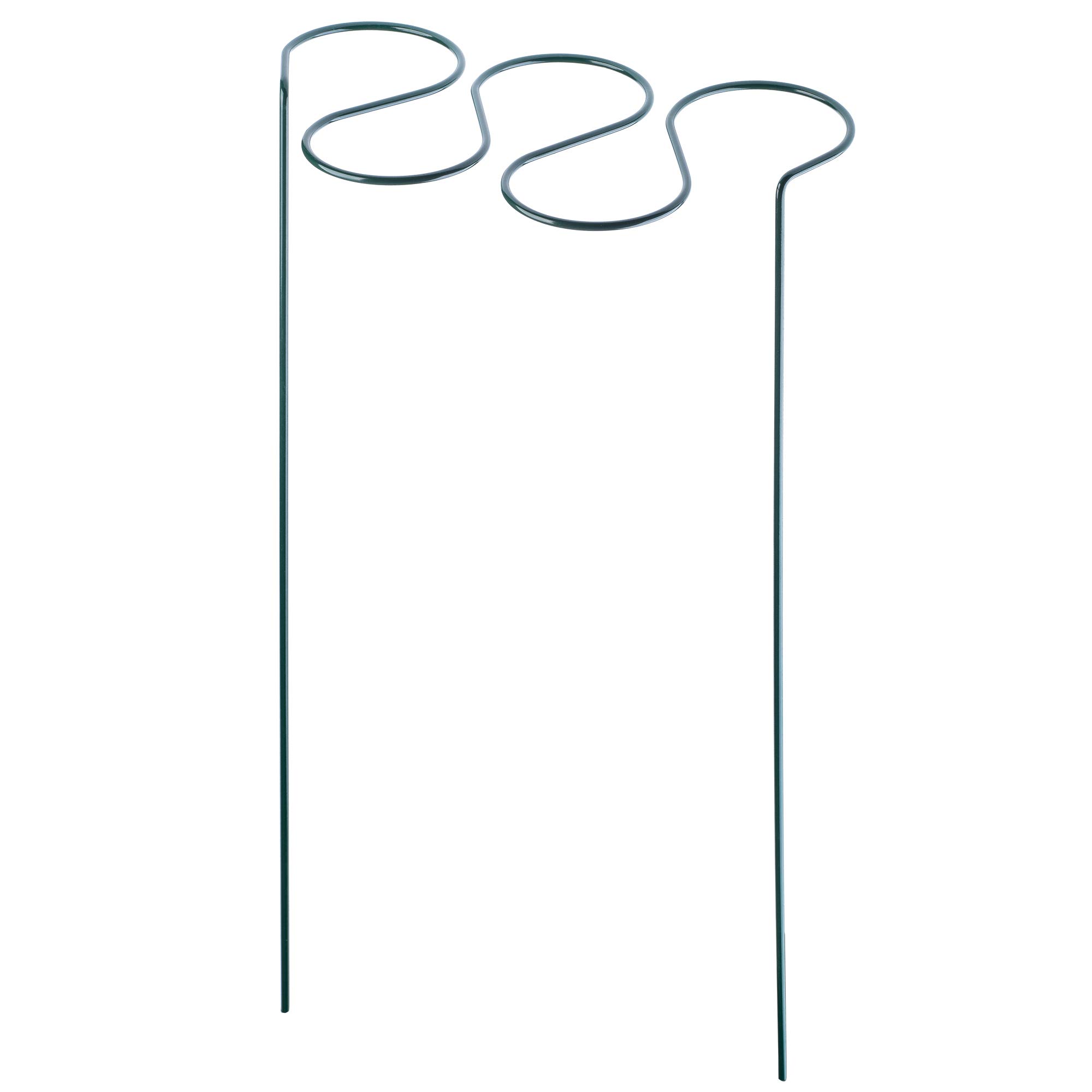Pflanzenhalter Aus Stahl 2 Stück - Wetterfeste Rankhilfen In Grün 21x35cm