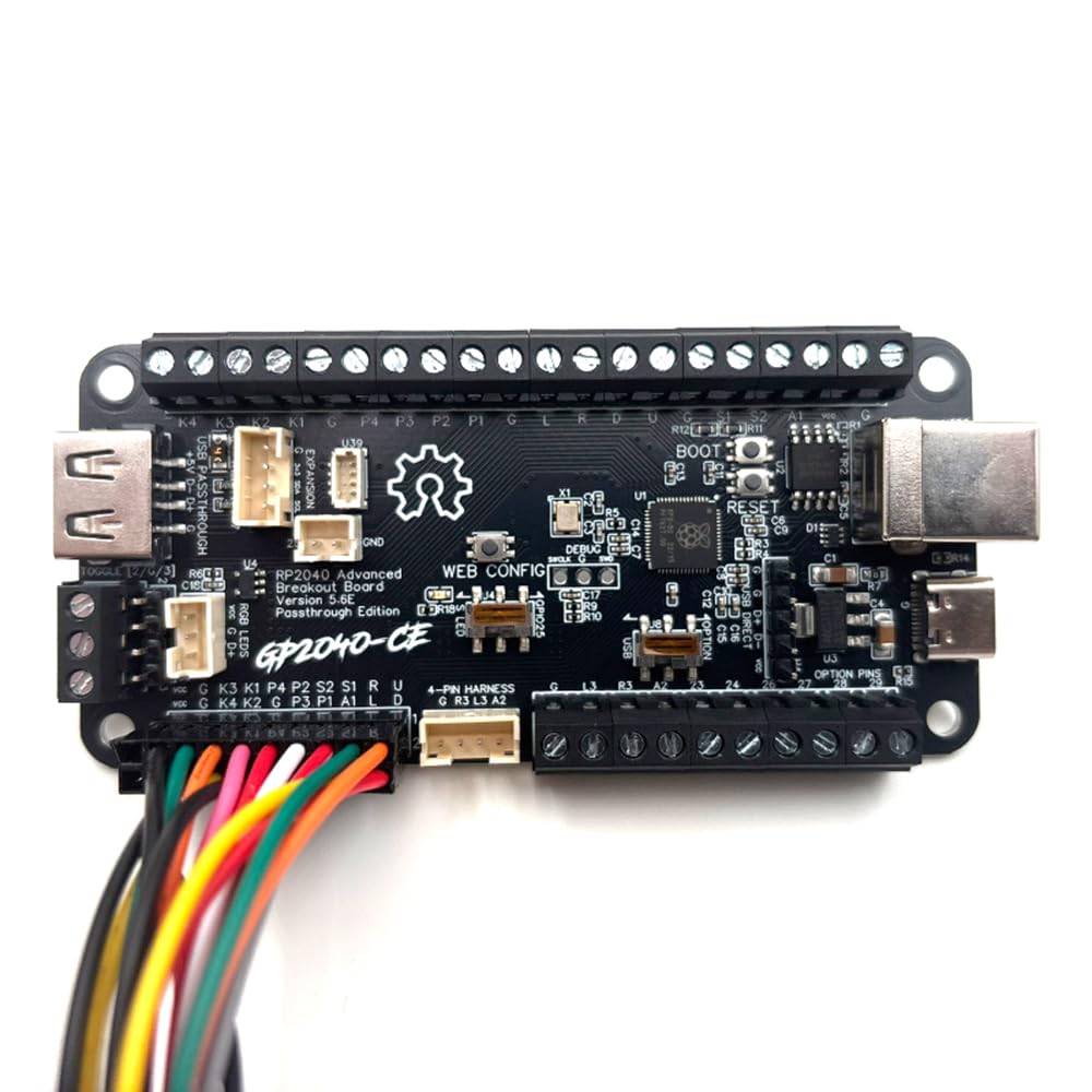 RP2040 Advanced Breakout Board 2セット Amazon.com: SZJLMKJ Advanced Breakout Fightting game controll