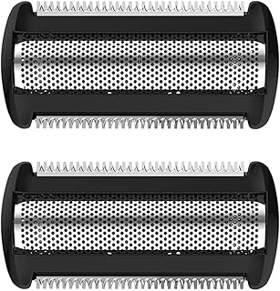 2 Pack BG2000 Trimmer Shaver Head Foil Replacement Refill Compatible with Norelco Bodygroom BG2000/40 BG2024 TT2040 BG2028 TT2030 TT2020-2023 TT2039