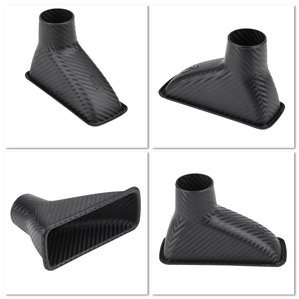 Kit Entonnoir à Air En Fibre De Carbone Universel - Augmentation Flux D'air, Puissance Moteur, Pour Voitures, Avec Pinces