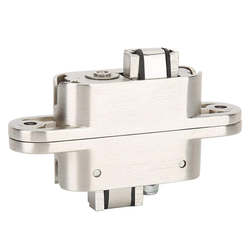 Nikou Charnière Invisible, Accessoire de Charnière Dissimulé Croisé Réglable en Alliage de Zinc Résistance à l'usure du Matériel de Meubles à Faible Bruit pour Porte Pliante