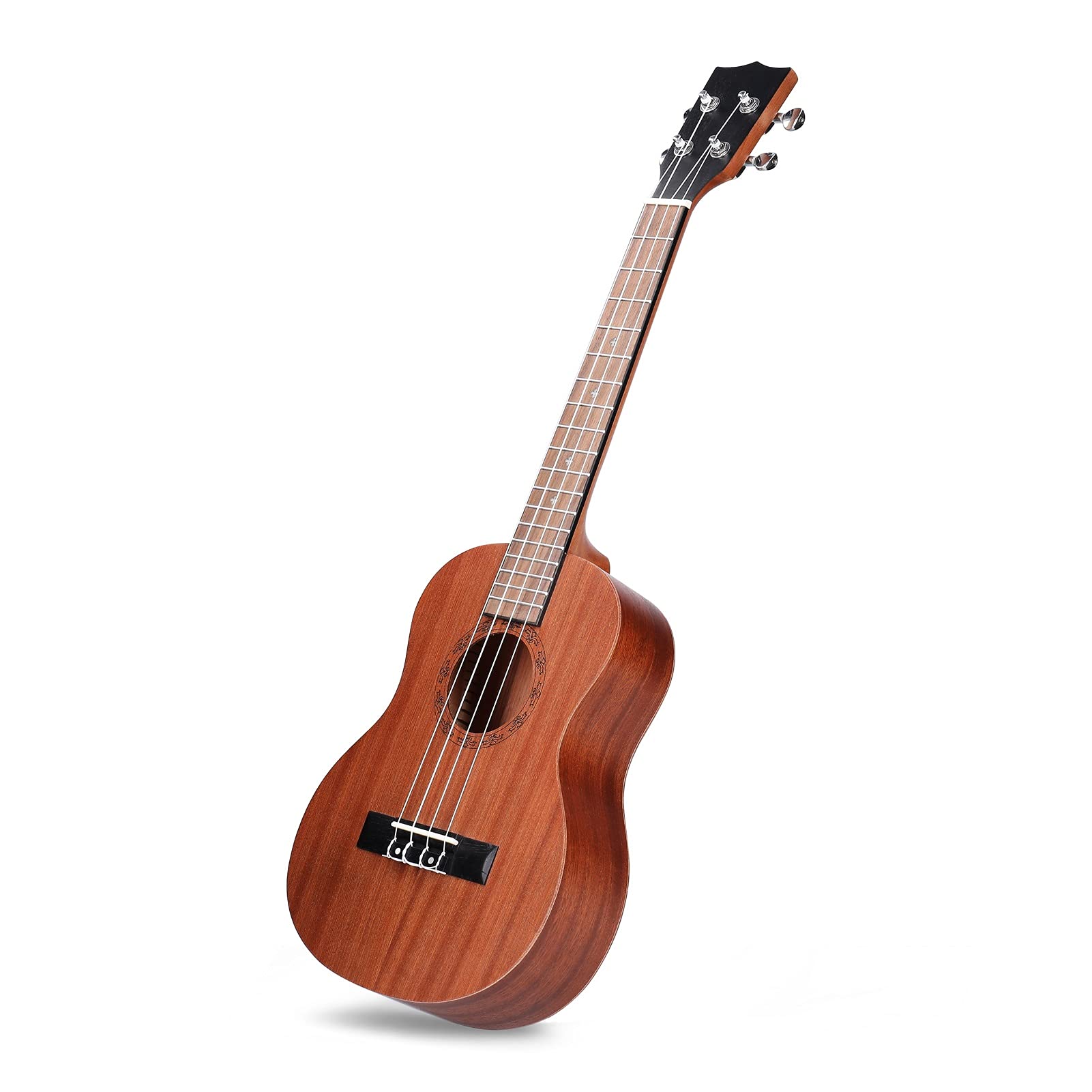 Ukulele 26 Pollici Imitazione Wood Ukulele 4-String Portable Kids Guitar Ukelele Mini Chitars Pick Strumenti A Corda