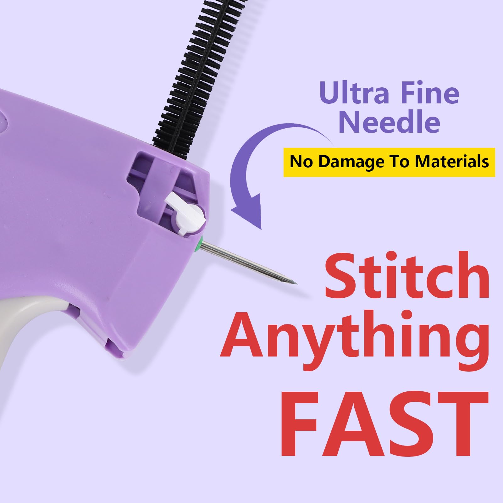 Pistola Per Cucito Rapido - Macchinetta Cuciti Mini Per Orli E Riparazioni Vestiti - Foto 8