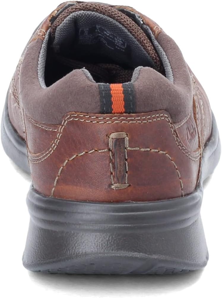 Clarks Men's, Cotrell Edge Oxford 12 Tobacco Oily Leather