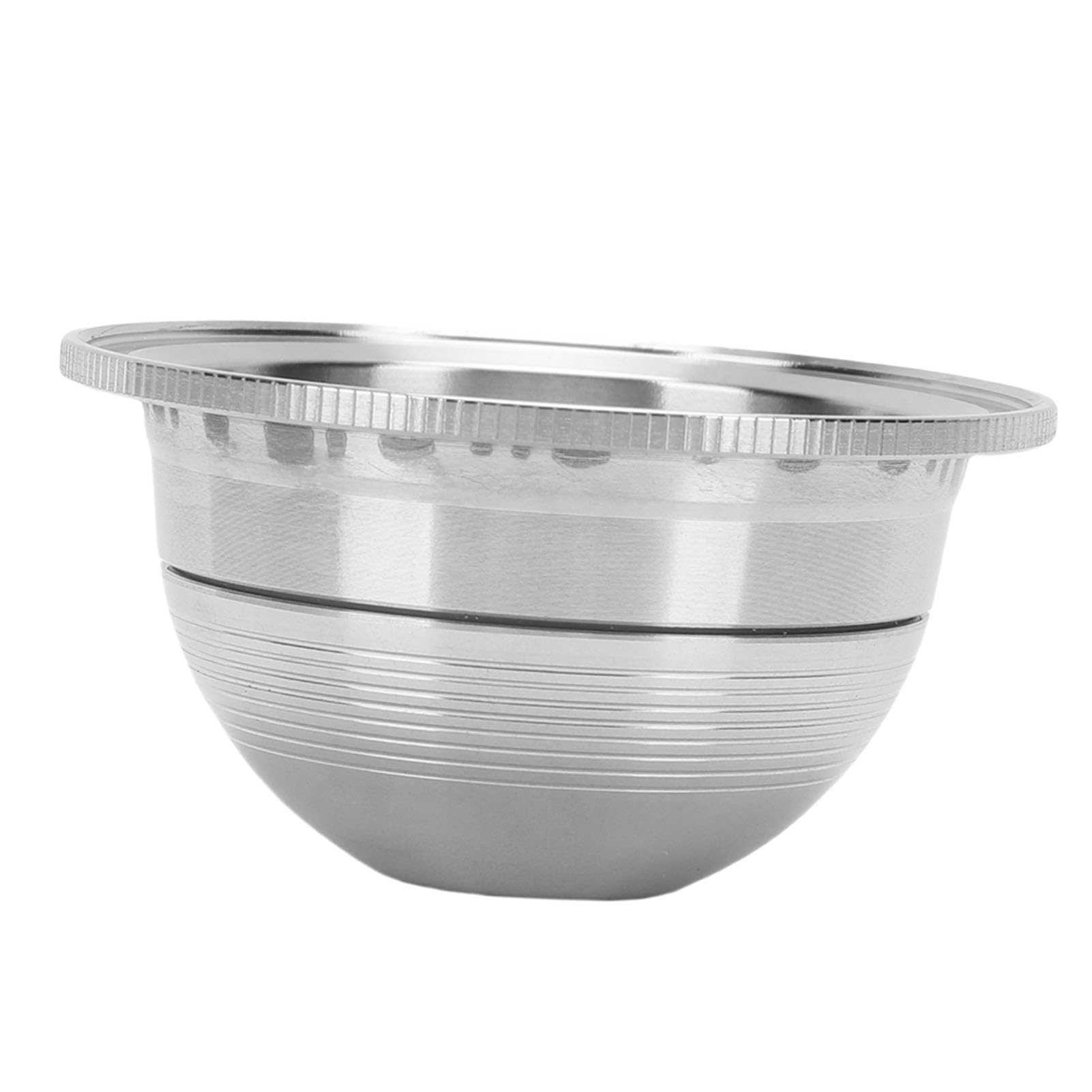 Generic Kit de Cápsulas de café Recargables, Cápsula de café Reutilizable de Acero Inoxidable de 80 Ml con Cepillo y Cuchara para Entusiastas de la Elaboración Casera y del