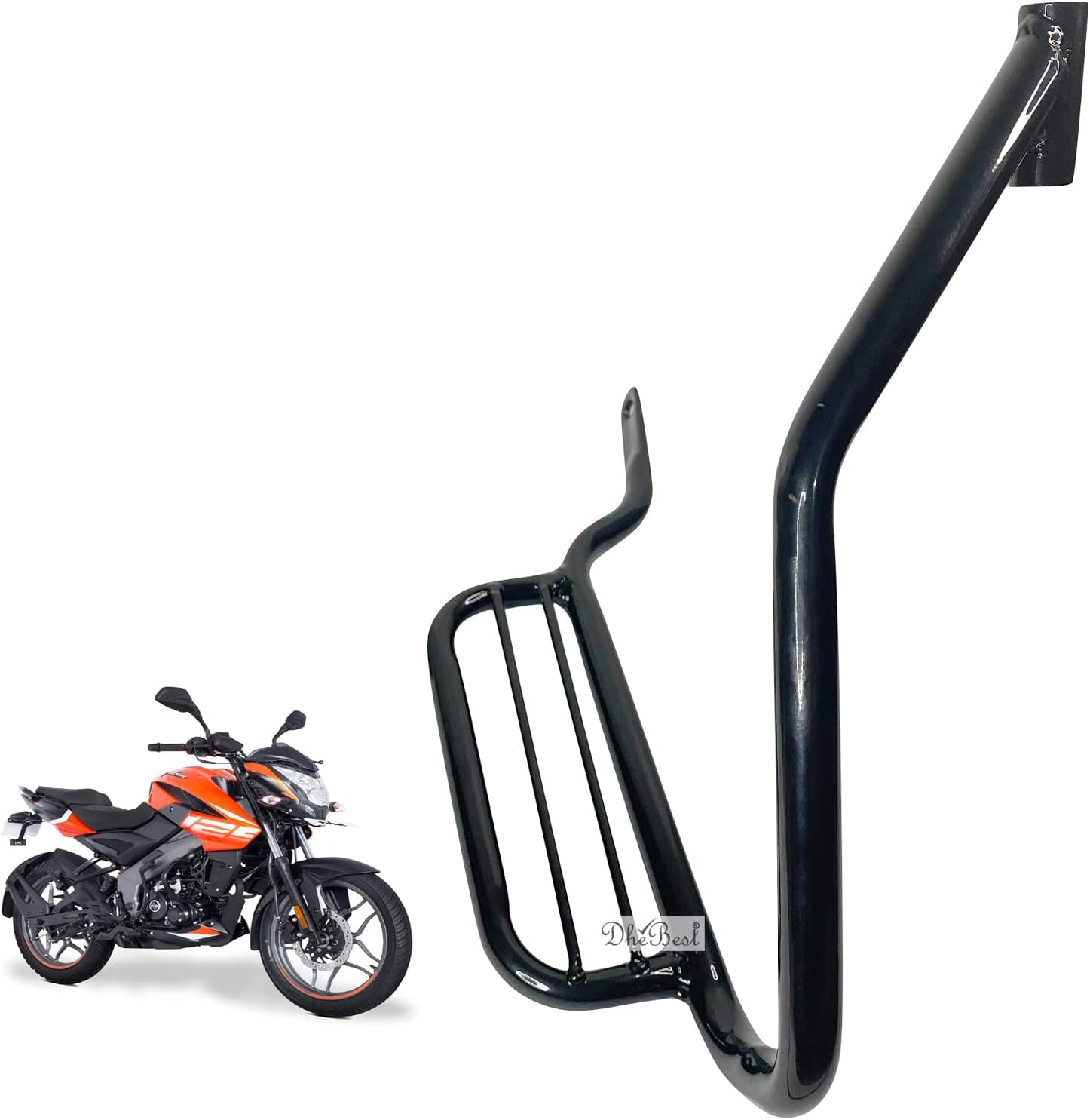 Ozango Heavy Duty Bike Foot Rest Black Footrest Compatible with Bajaj