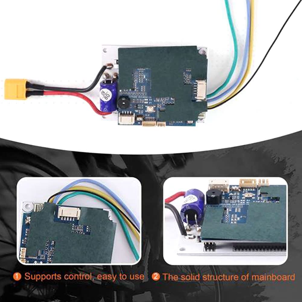 Pour planche à roulettes électrique simple courroie d'entraînement contrôleur de moteur ensemble Longboard ESC Scooter Mainboard avec télécommande Pièces de rechange