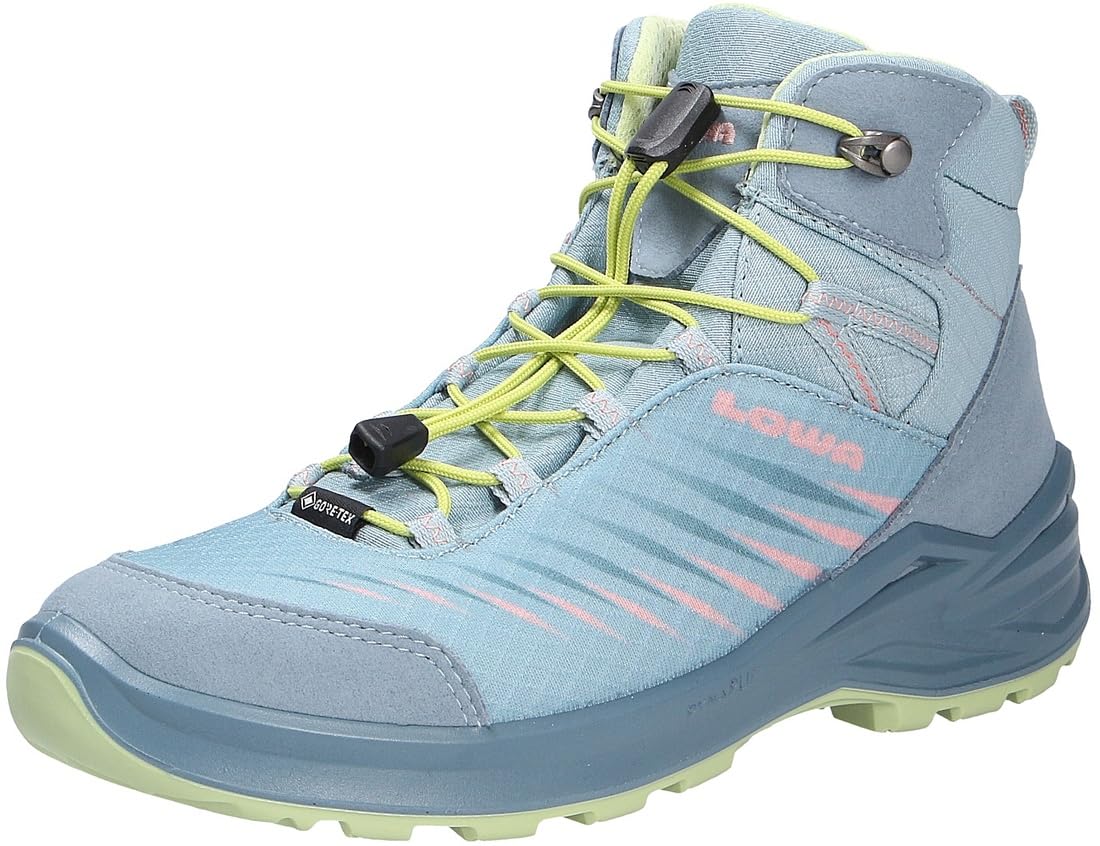 LOWA ZIRROX II GTX Mid JR Medium Boots, Arctic Mint, 5 Men