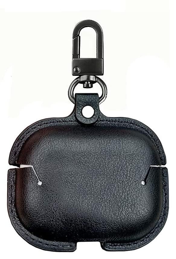 Image of AJM 360 Protection Shockproof Design Leather Case Compatible with Apple Airpods Pro 3 (Black)