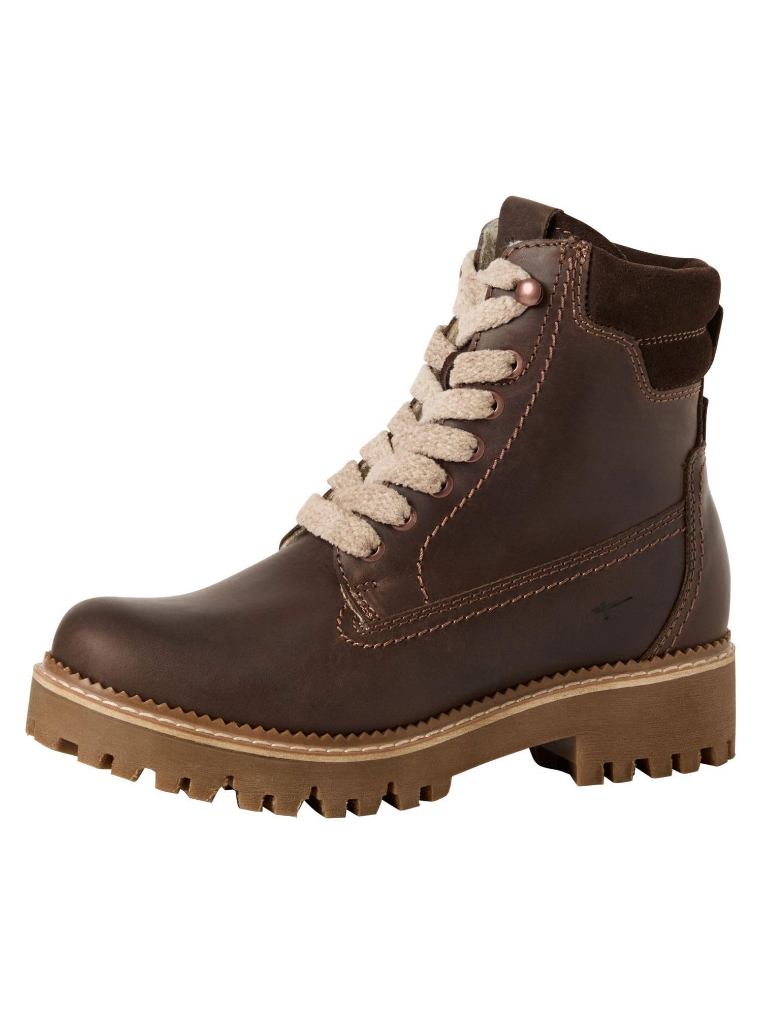 Tamaris Women's Damen Wl Lace Boot 1-26224-45 Snow, Mocha, 5 UK