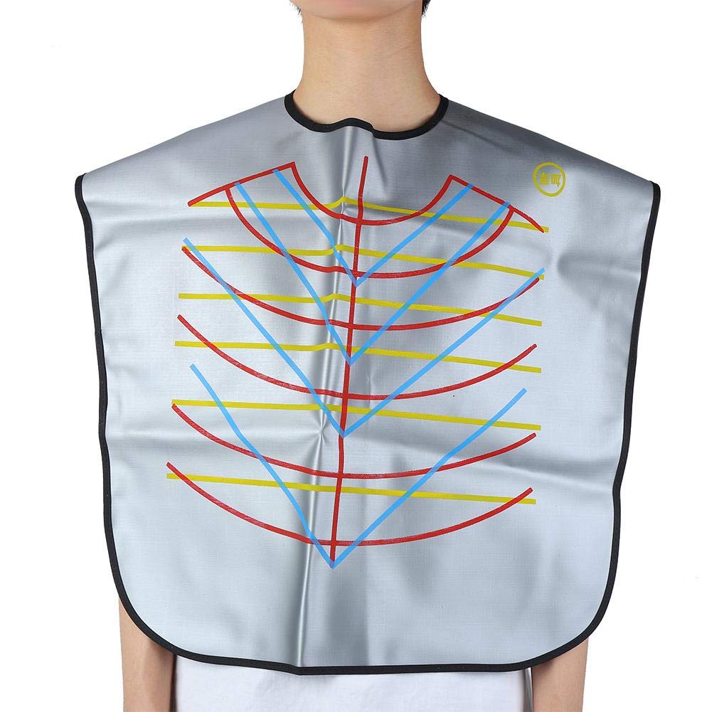 Adult Waterproof Hairdressing Cape, Breathable Haircutting Shawl Hairdressing Wrap for Hair Perm, Hair Dye, Haircut, Hair Oil Treatment, Barber Shop, Home Use(sliver)-image-25