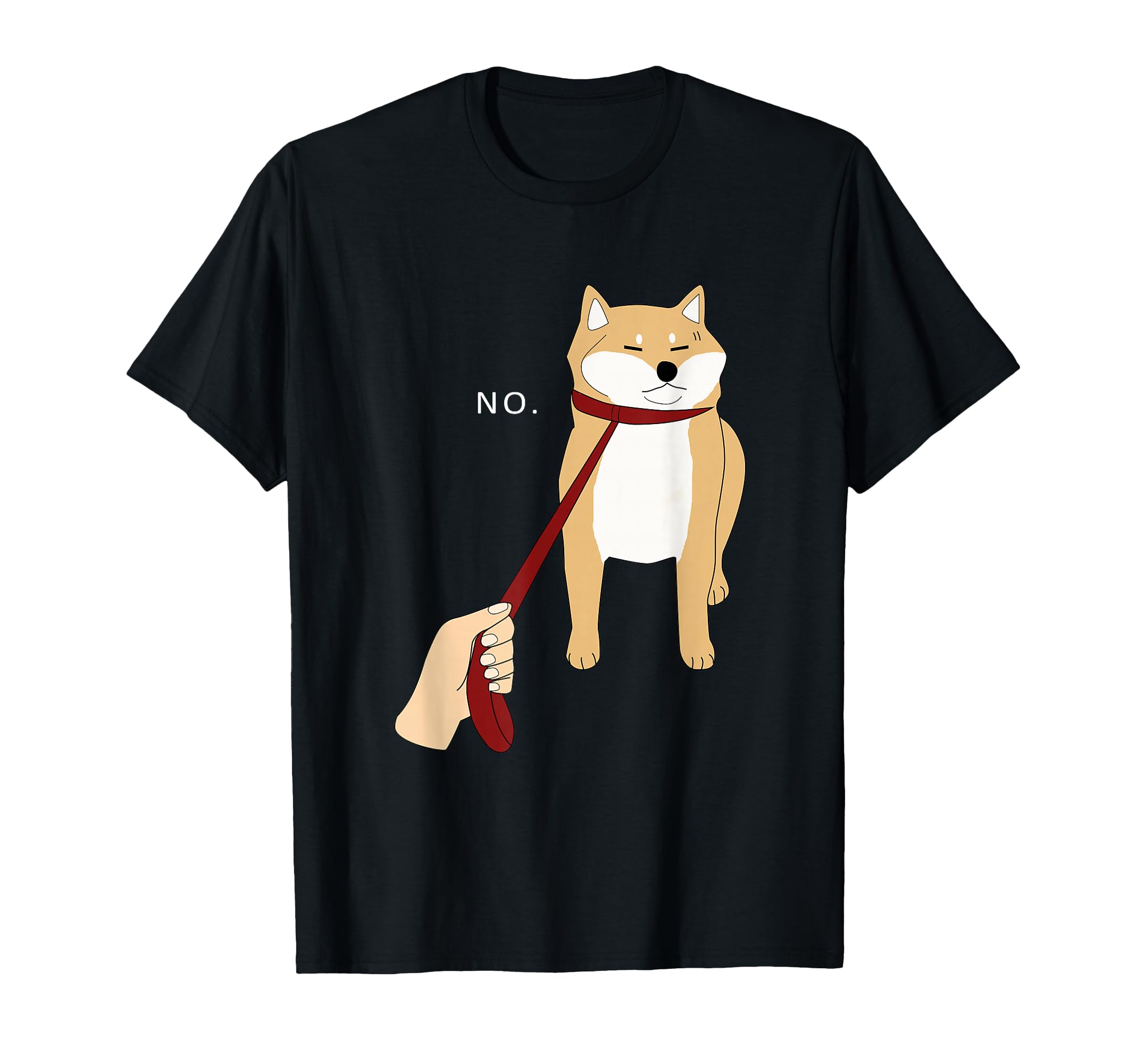 Cute Shiba Inu Shirt Nope - Doge Meme T-Shirt B T-Shirt