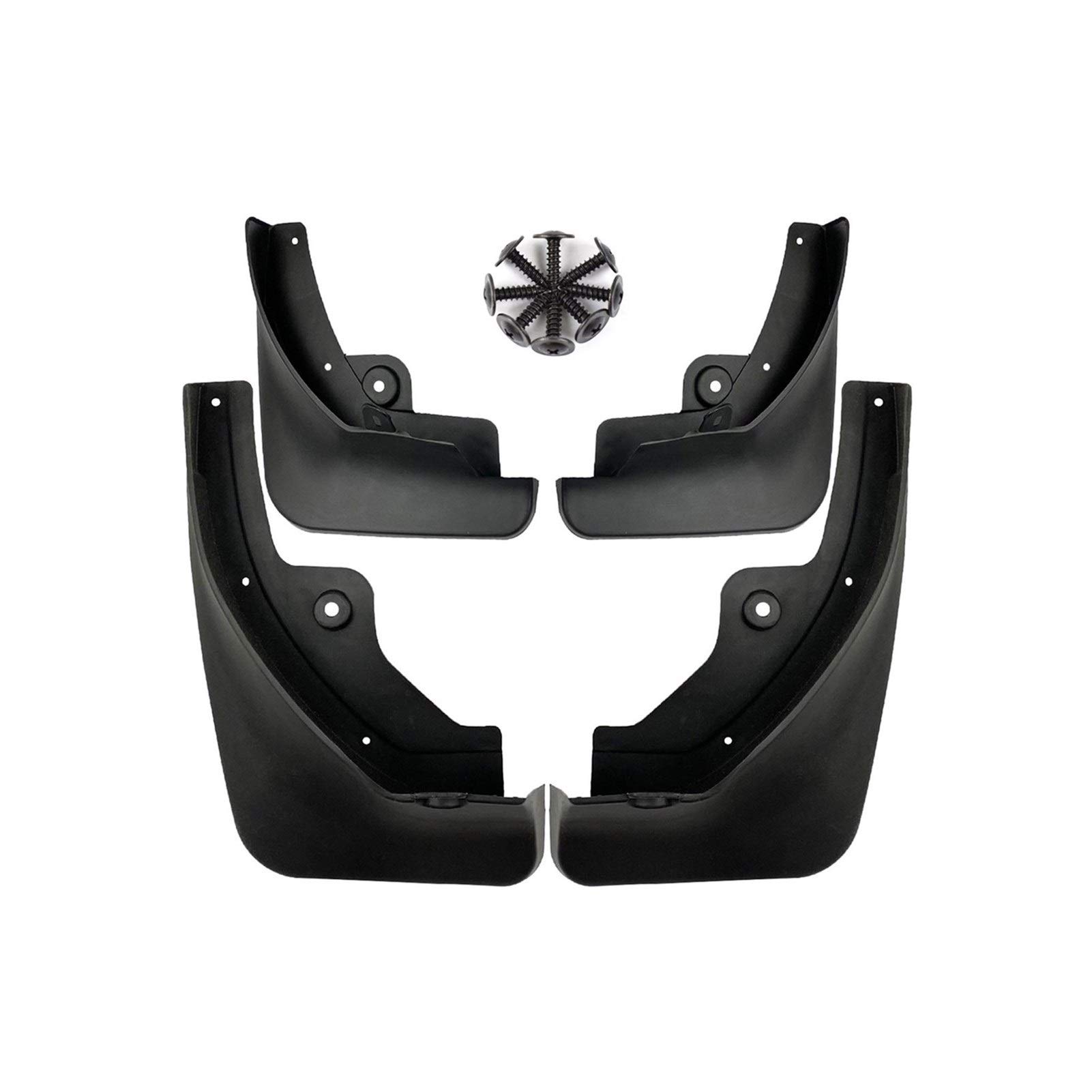 For Citroen, C5 Aircross 2017-2020, parafanghi anteriori e posteriori, paraspruzzi, con viti di montaggio