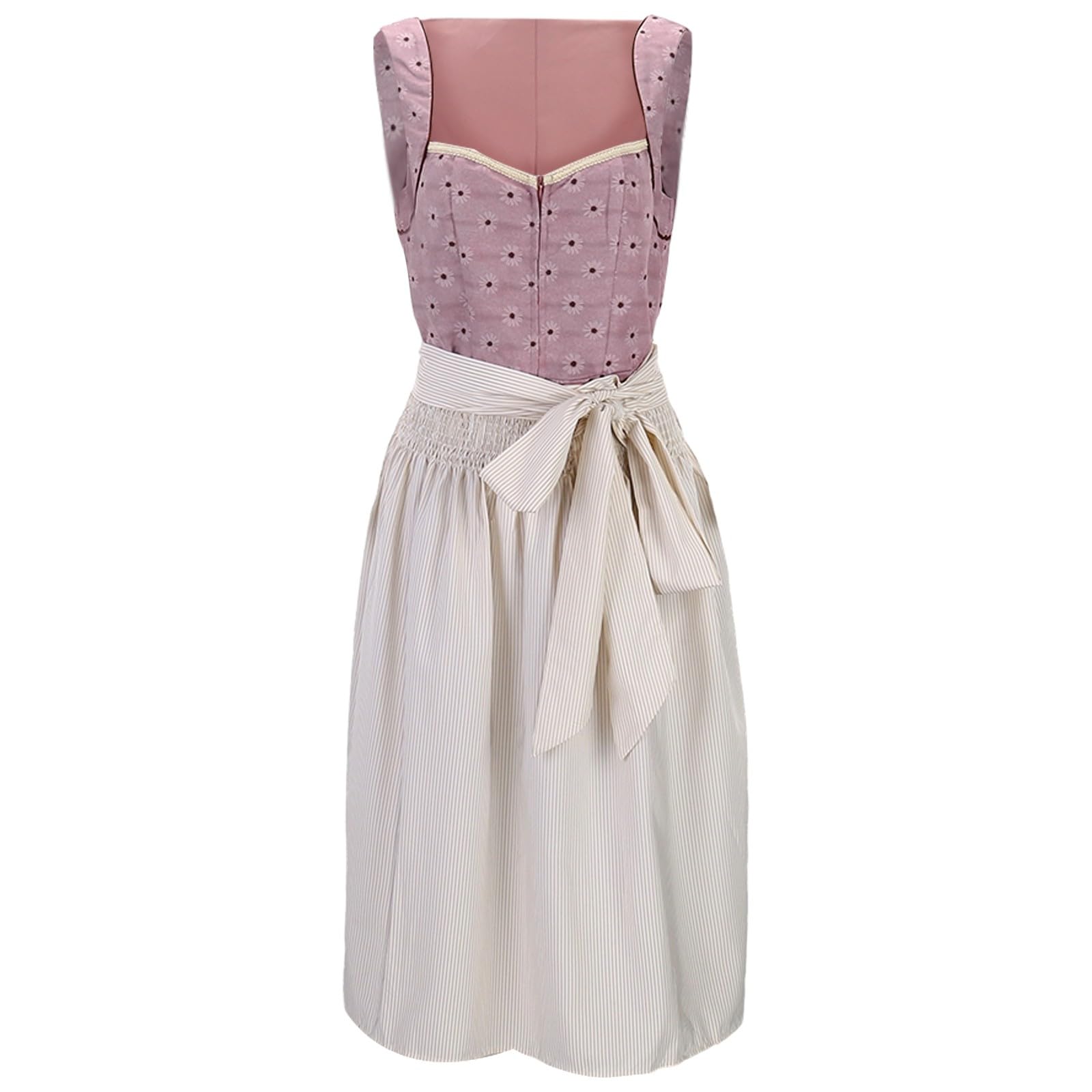 Vestido de cosplay de encaje para Oktoberfest ropa festiva de mujer tradicional 8
