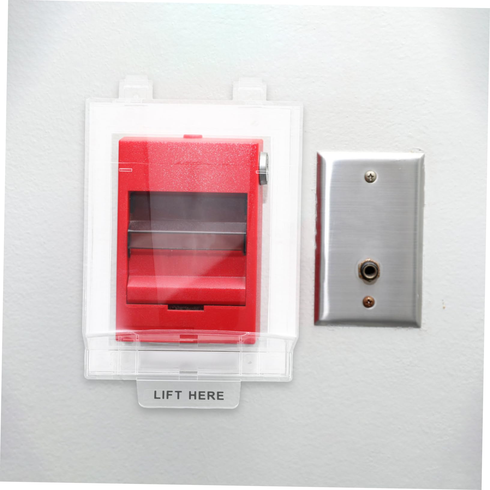 UKCOCO Del Interruptor De Alarma Para Detector De Humo Cubierta Protectora Para Pulsador Manual Ajustes De Protección Contra Incendios Estación De Alarma Contra Incendios