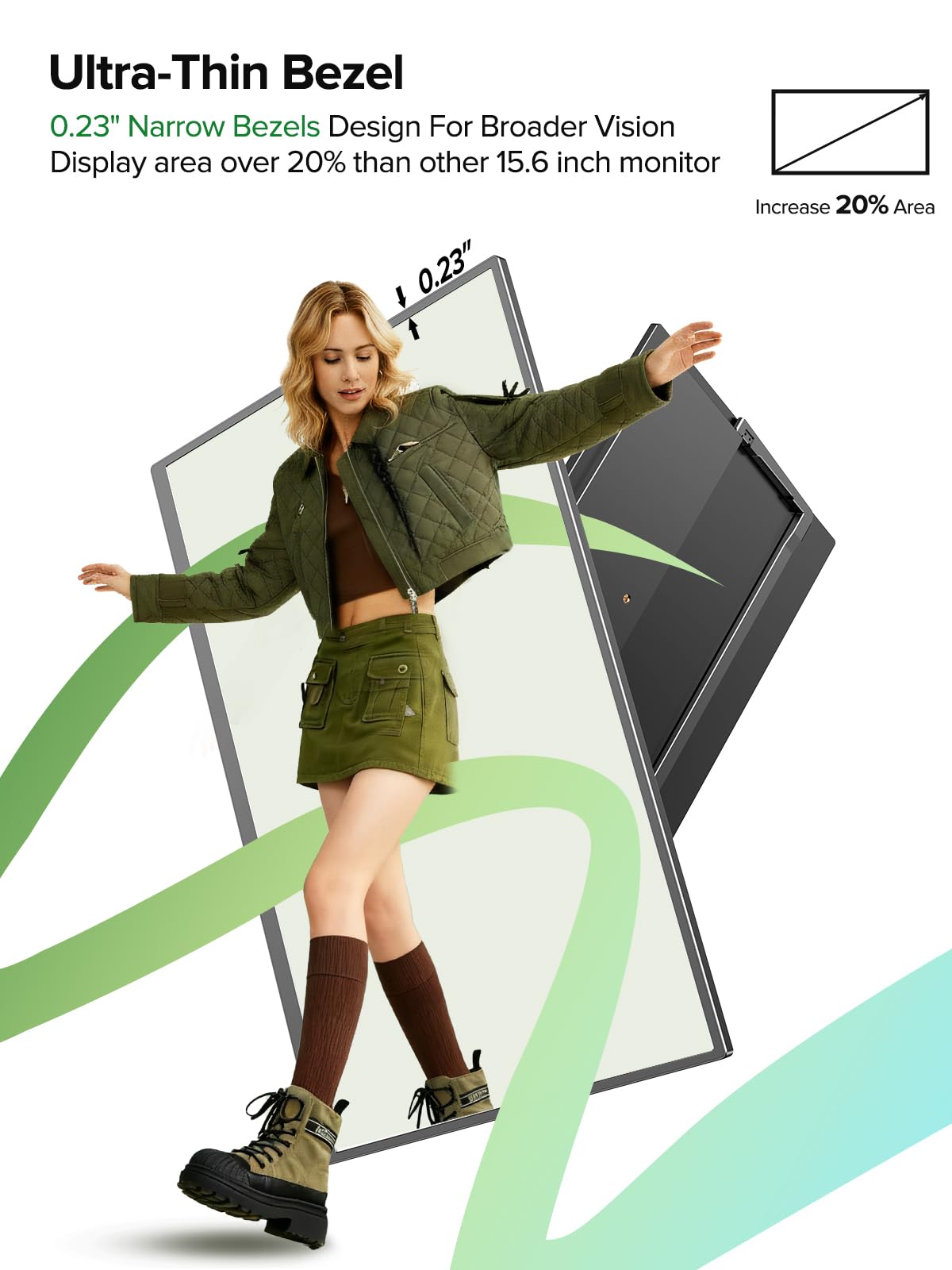Amazon.co.jp: Newsoul ポータブルモニター 15.6インチ 125%sRGB