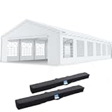 Quictent 20x40 Party Tent Heavy Duty Upgraded Galvanized Outdoor Canopy Tent Carport Wedding Event Shelter Wedding Tents for Parties with Storage Bags
