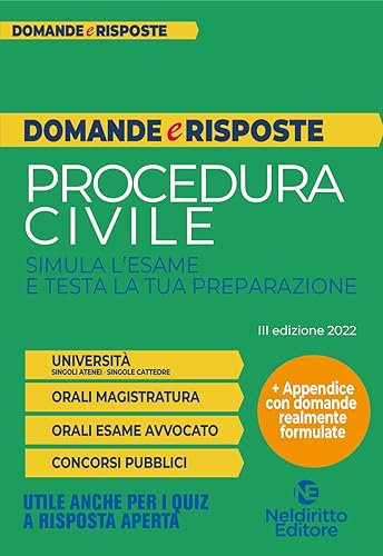 Domande e risposte di procedura civile