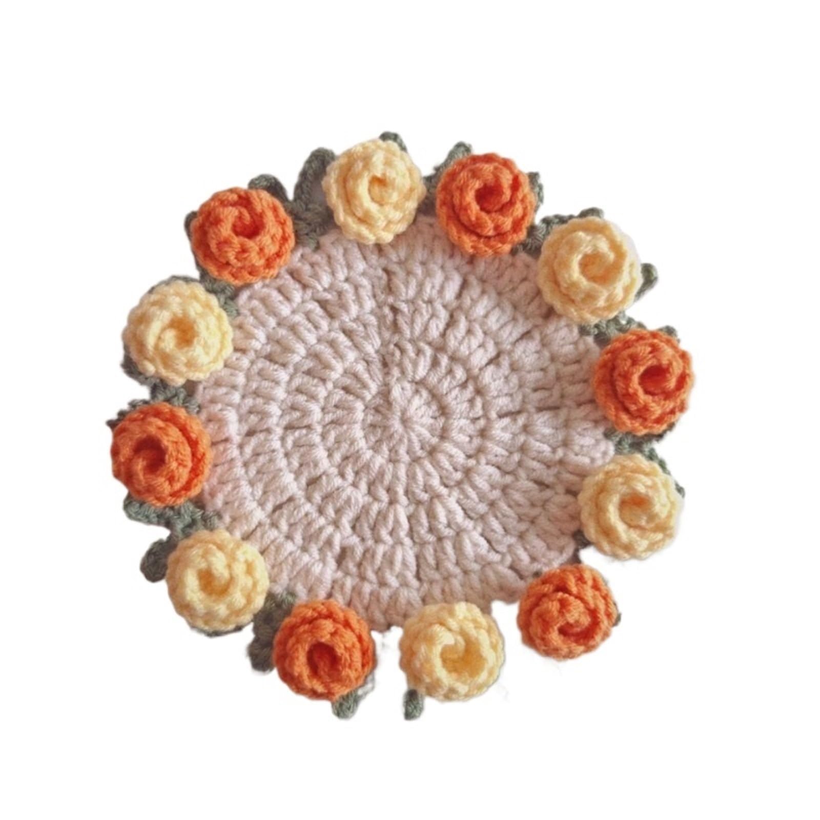 Dessous de verre en crochet fait à la main, la douceur de l'artisanat chez vous