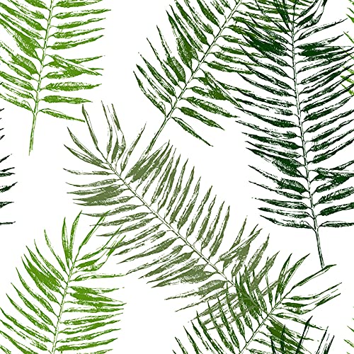 Papier Peint Palms Leafs Abstrait Stickers Muraux Auto-Adhésive Magic-Stick Salon - 3