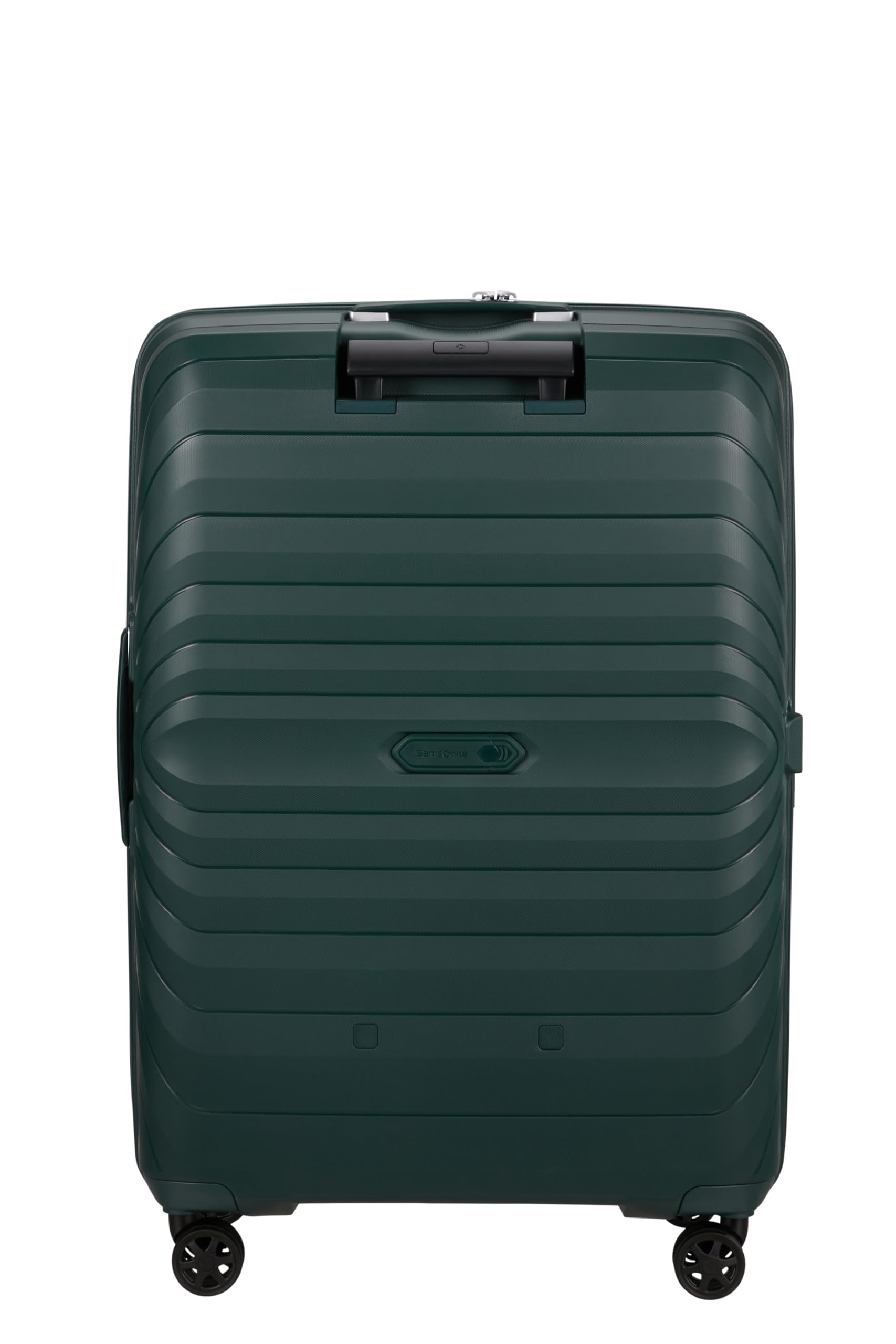 Samsonite Neo Flux - Spinner L, Valigia espandibile, 75 cm, 109/121 L, Verde giungla (Jungle Green)