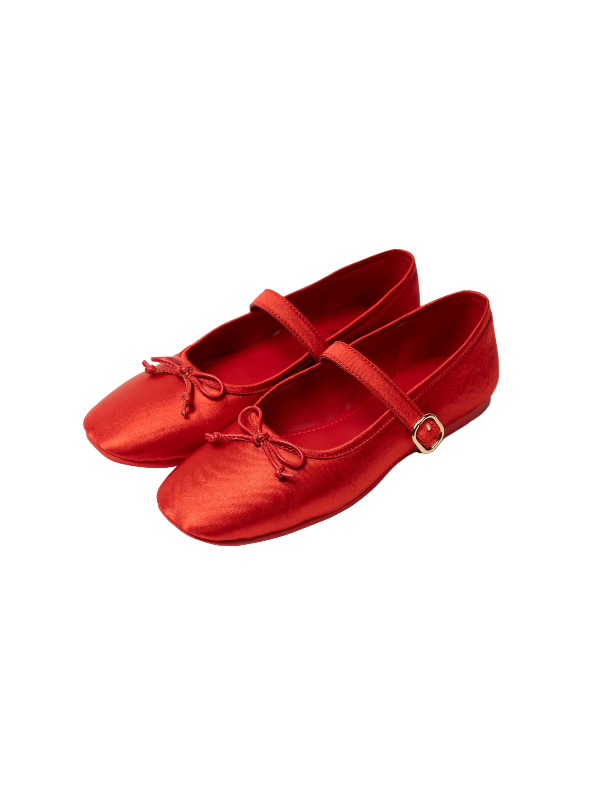 theater Women Mary Jane Bellies Flats | Stylish Slip-On Ballerinas with Round-Toe | Stylish and Comfortable Shoes for Formal & Casual Wear-picture-2