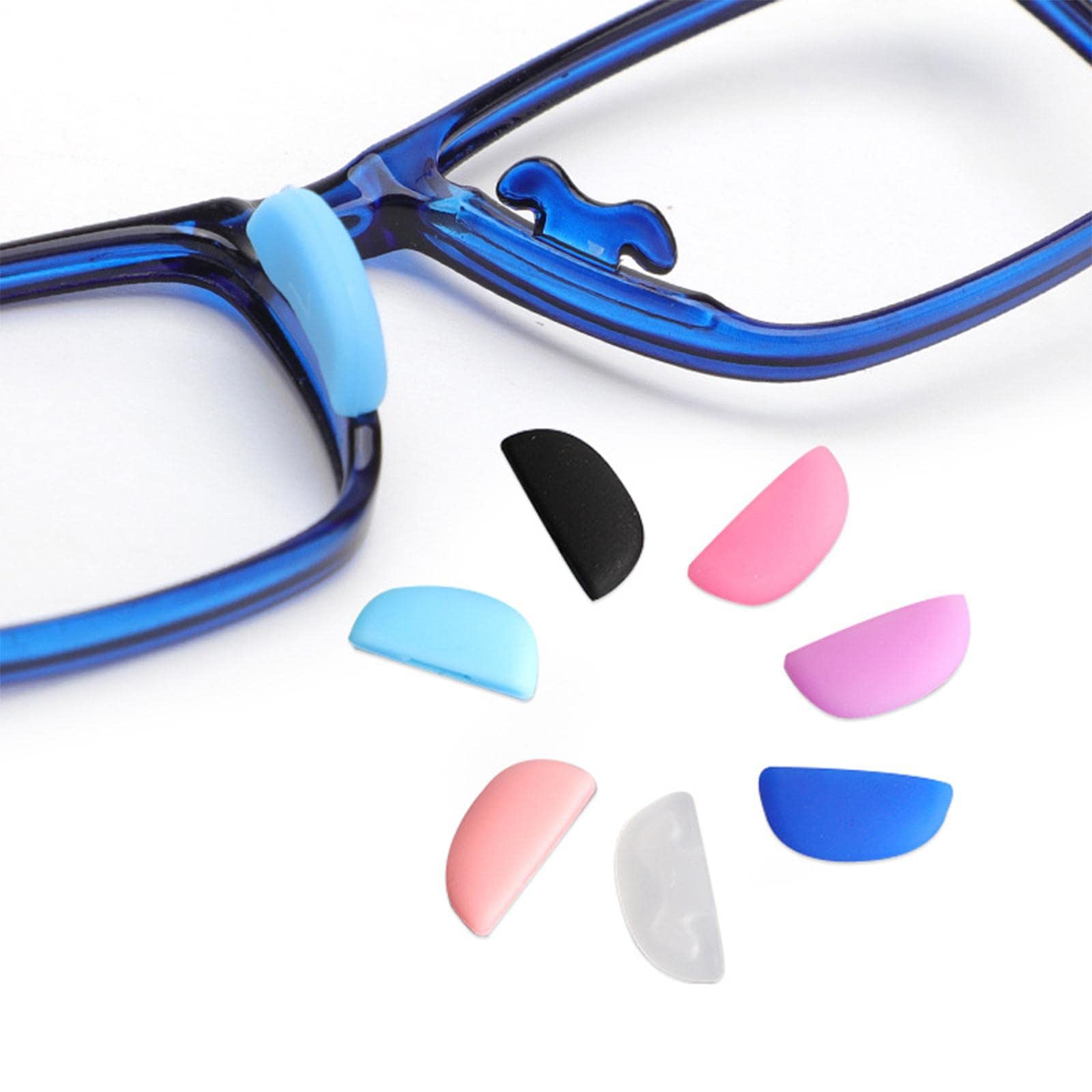MERISHOPP 10x Children Eyeglass Nose Pads Comfortable for Sunglasses Glasses White-picture-11