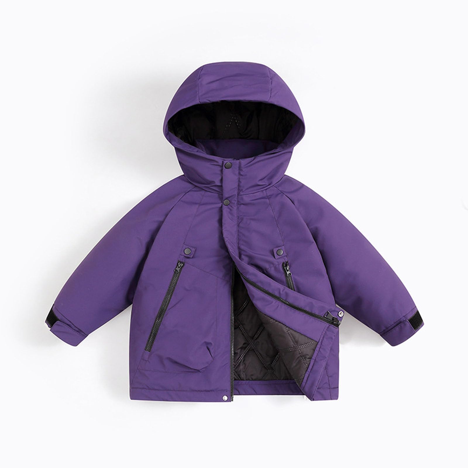 Chaqueta de plumón de invierno, abrigo térmico grueso, ropa exterior para clima frío, niños pequeños, adolescentes, estudiantes, exteriores, uso diario