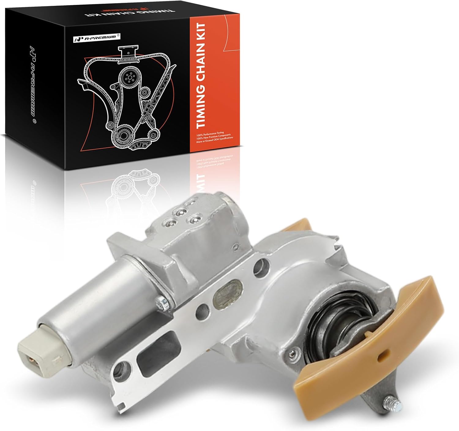 A-Premium Engine Variable Valve Timing (VVT) Solenoid Compatible with Volkswagen Jetta 2000-2005, Passat 1998-2005, Golf 2000-2006, Beetle 1999-2005 & A4, TT, A4 Quattro, TT Quattro - 1.8L