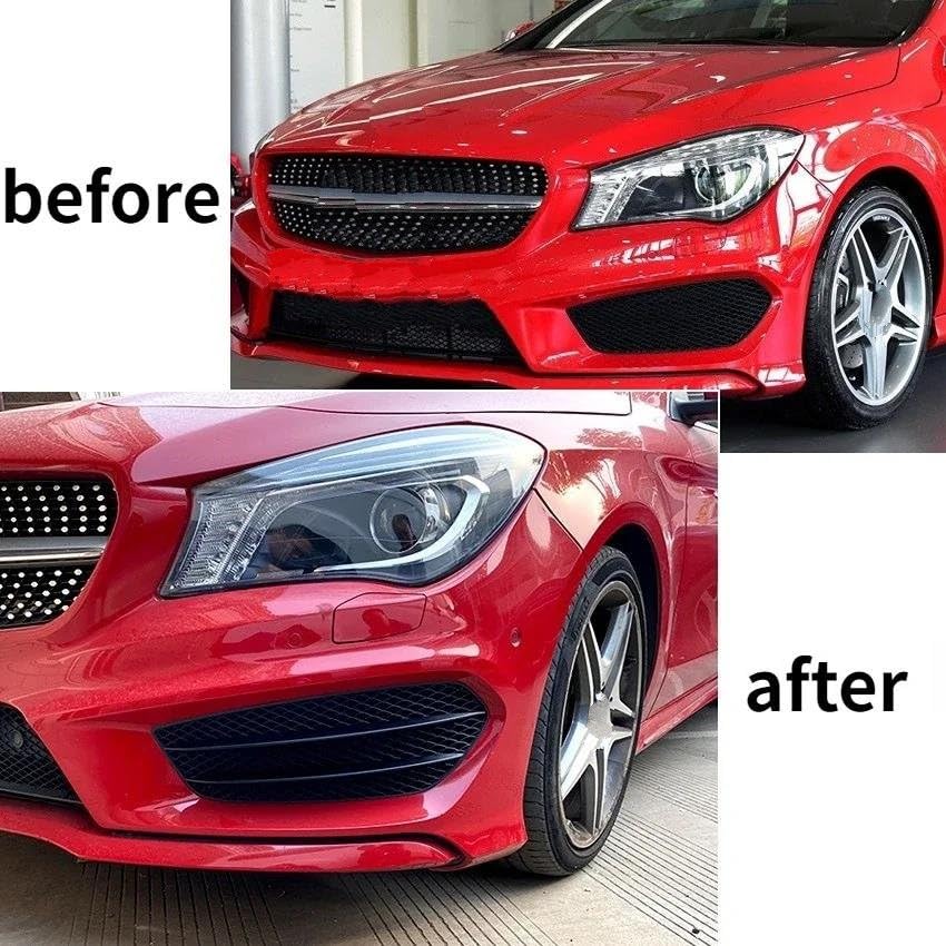 Kit de calcomanías para rejilla de parachoques Mercedes CLA C117 2012 3